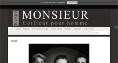 Desktop Screenshot of monsieurcoiffeur.fr