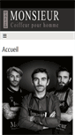 Mobile Screenshot of monsieurcoiffeur.fr